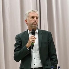 Boris Palmer auf der Bühne.