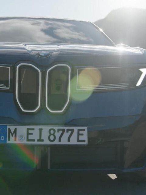 Kühlergrill des neuen BMWs