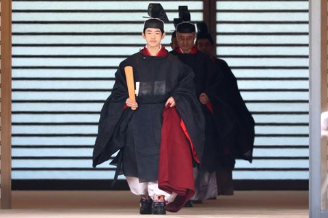 Prinz Hisahito in traditionellem Gewand