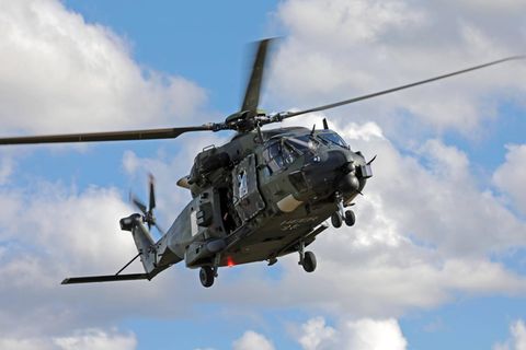 Transporthubschrauber der Bundeswehr vom Typ NH-90