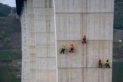 Der Landesbetrieb Mobilität ist für rund 5.800 Brücken von Bundes-, Landes- und Kreisstraßen in Rheinland-Pfalz zuständig. (Arch