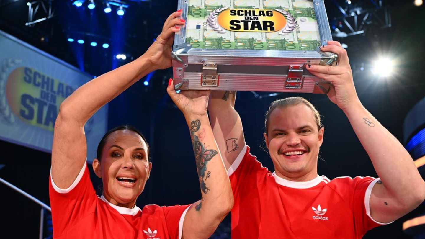 Natascha und Wilson Gonzalez Ochsenknecht haben nach einem spannenden Duell gegen Verona und Diego Pooth gewonnen.