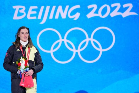 Die ehemalige Biathletin Denise Herrmann-Wick hat erneut Nachwuchs bekommen. Foto: Andrew Medichini/AP/dpa