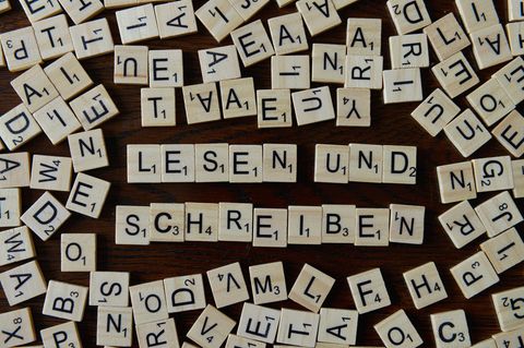 Lesekompetenz: Scrabble-Spiel