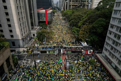 Tausende Bolsonaro-Anhänger demonstrieren in Sao Paulo
