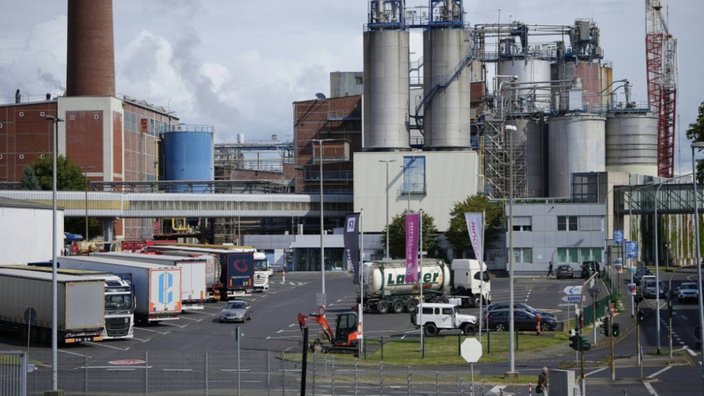 Fabrik von Chemiekonzern Evonik in Wesseling