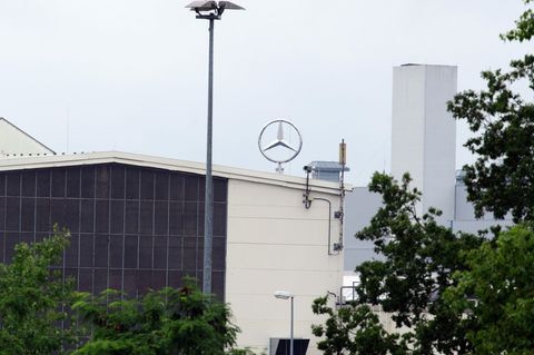 Die IG Metall lädt zu einem Aktionstag für die Zukunft des Sprinter-Werks von Mercedes-Benz in Ludwigsfelde (Archivbild). Foto: