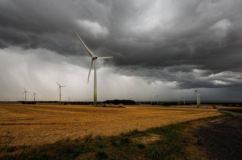 Unwetter und Starkregen in Nordrhein-Westfalen