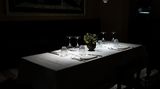 Giorgio Armanis Tisch im Locanda del Falco, seinem Lieblingsrestaurant