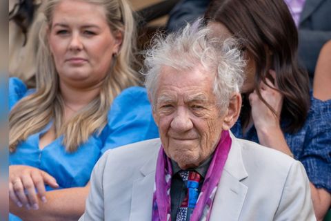Ian McKellen beim Tennisturnier in Wimbledon im Juli 2025.