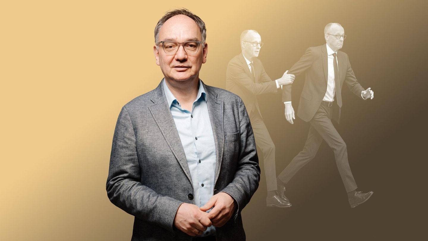 Illustration Nico Fried und Friedrich Merz