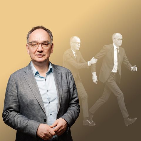 Illustration Nico Fried und Friedrich Merz