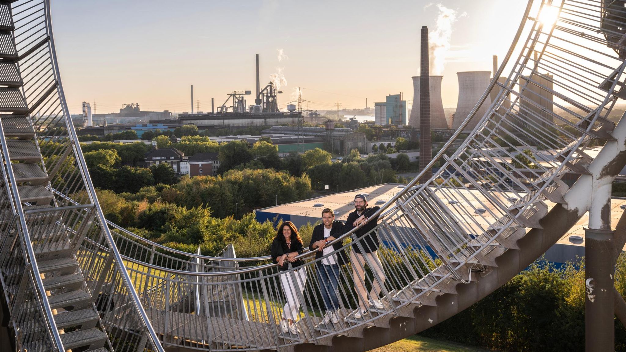 Auf der Ruhrgebiets-Halde im Duisburger Angerparp