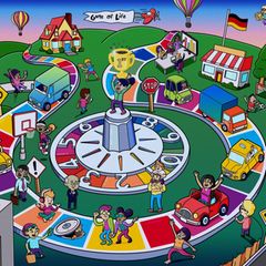 Illustration Spiel des Lebens