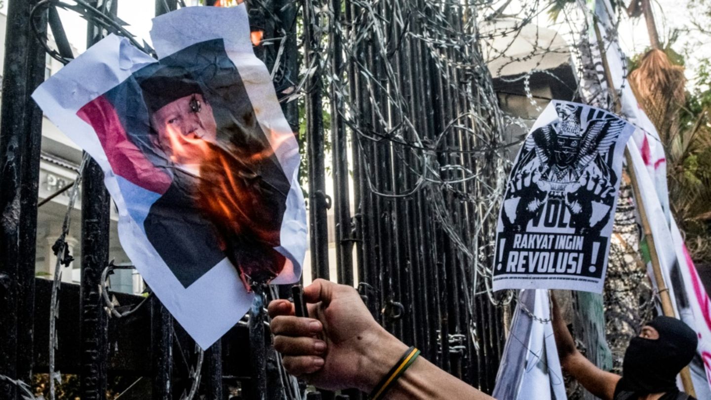 Proteste gegen Regierung in Indonesien