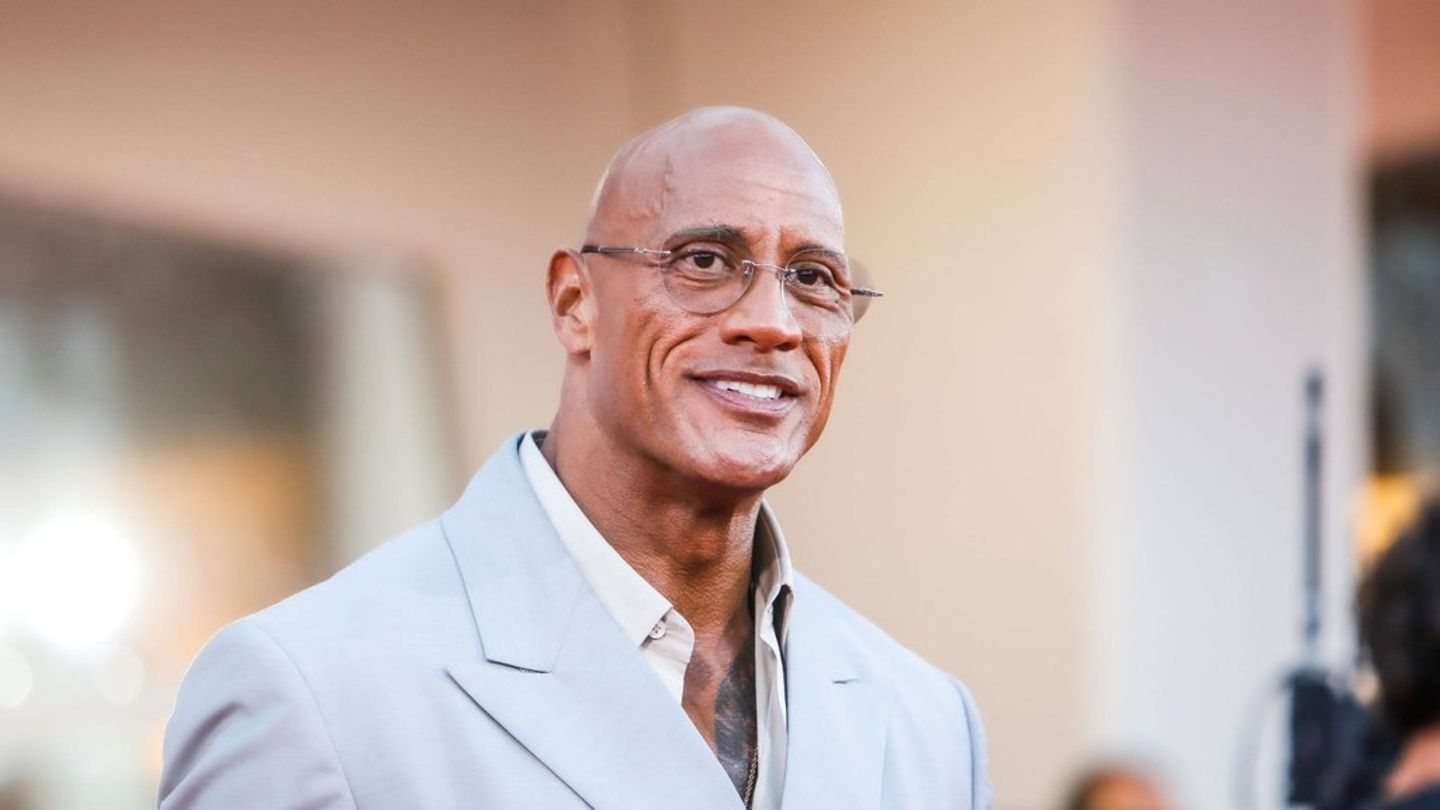 Kein "Rock" mehr: Dwayne Johnson in Venedig.