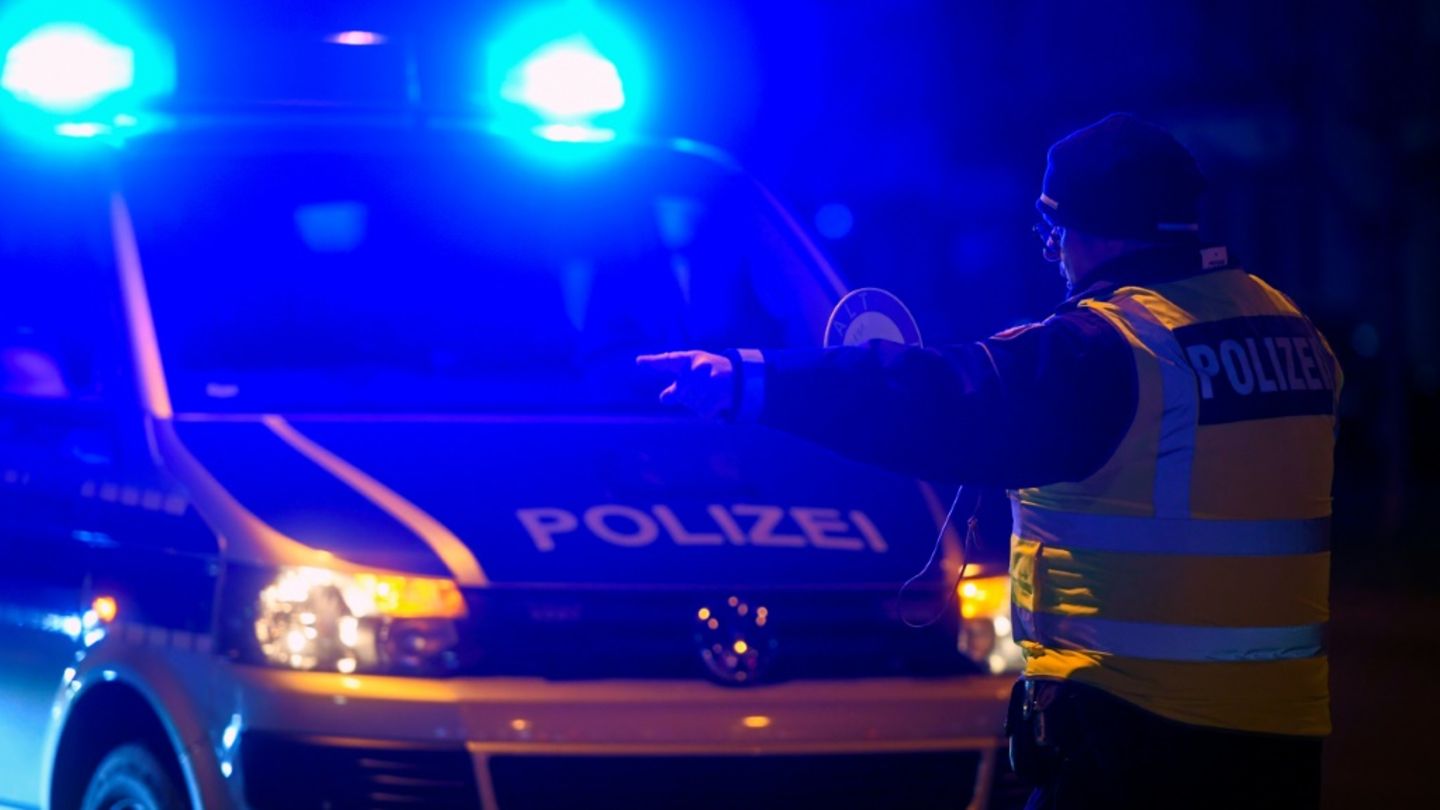 Verkehrskontrolle der Polizei
