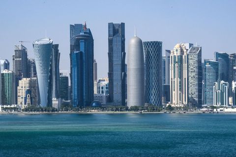 Skyline von Katars Hauptstadt Doha