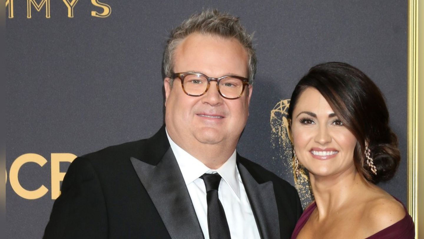 Eric Stonestreet 2021 mit seiner damaligen Verlobten und jetzigen Gattin Lindsay Schweitzer.