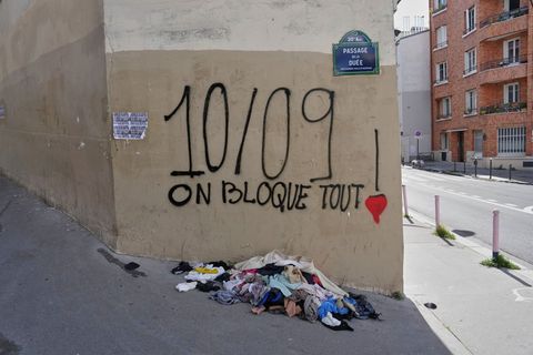 Frankreich erwartet eine Protestwelle. Foto: Aurelien Morissard/AP/dpa