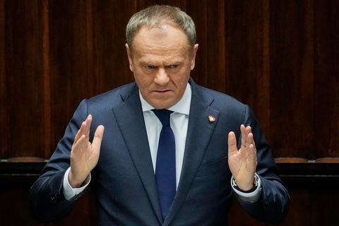 Nach Angaben von Regierungschef Donald Tusk stammen die über Polen abgeschossenen Drohnen aus Russland. (Archivbild) Foto: Czare