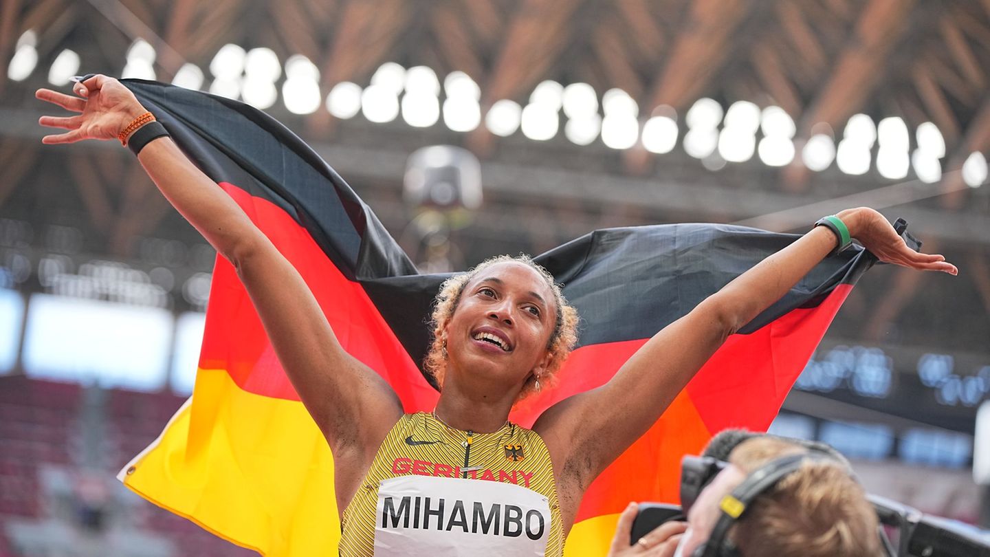 Wurde 2021 in Tokio Olympiasiegerin: Malaika Mihambo. (Archivbild) Foto: Michael Kappeler/dpa