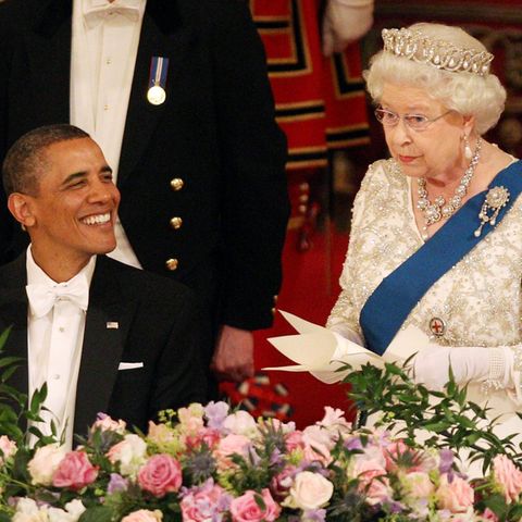 Queen Elizabeth II. gab 2011 ein Staatsdinner für US-Präsident Obama. Es soll etwas später geworden sein an dem Abend