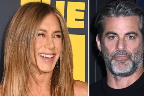 Jennifer Aniston strahlte bei der Premiere am 9. September - vielleicht auch, weil Jim Curtis neben dem roten Teppich wartete.