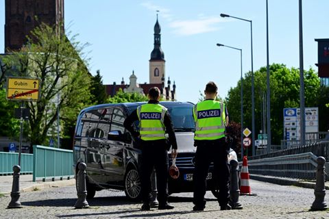 Kontrolle an deutsch-polnischer Grenze