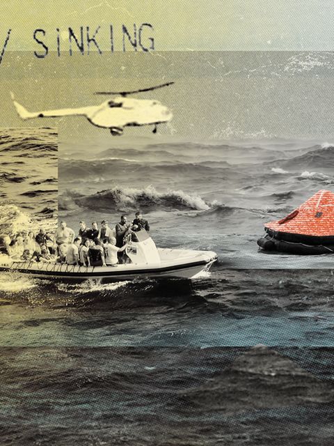 Montage zum Untergang der Sea Story