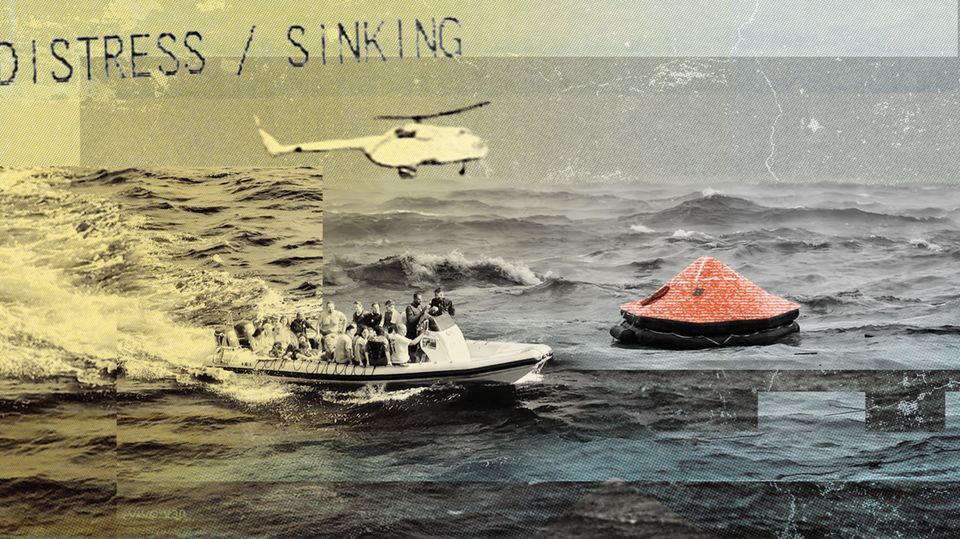 Montage zum Untergang der Sea Story