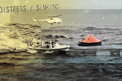 Montage zum Untergang der Sea Story