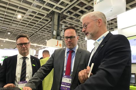 Sachsens Wirtschaftsminister Panter sieht die Messe in Taiwan als Bühne für sein Bundesland. Foto: Yu-Tzu Chiu/dpa