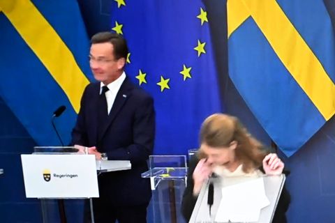 Schweden: Gesundheitsministerin sackt bei Pressetermin zusammen
