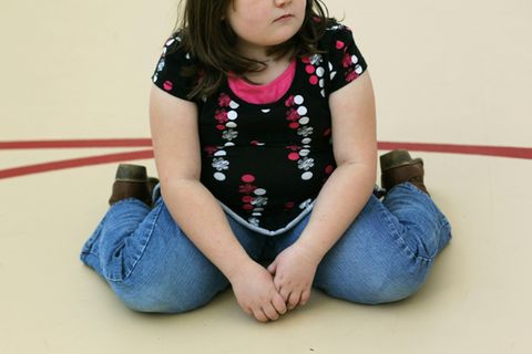 Kind bei Programm für übergewichtige Kinder in den USA