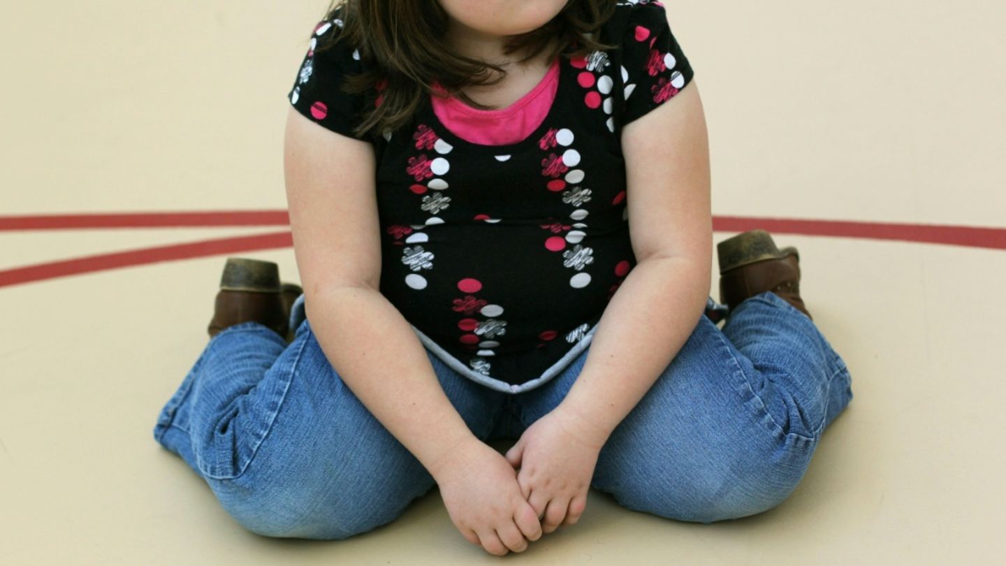 Kind bei Programm für übergewichtige Kinder in den USA