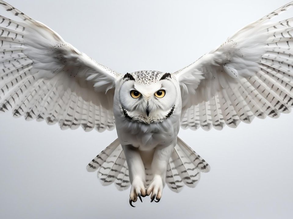 Eule im Flug Eule im Flug