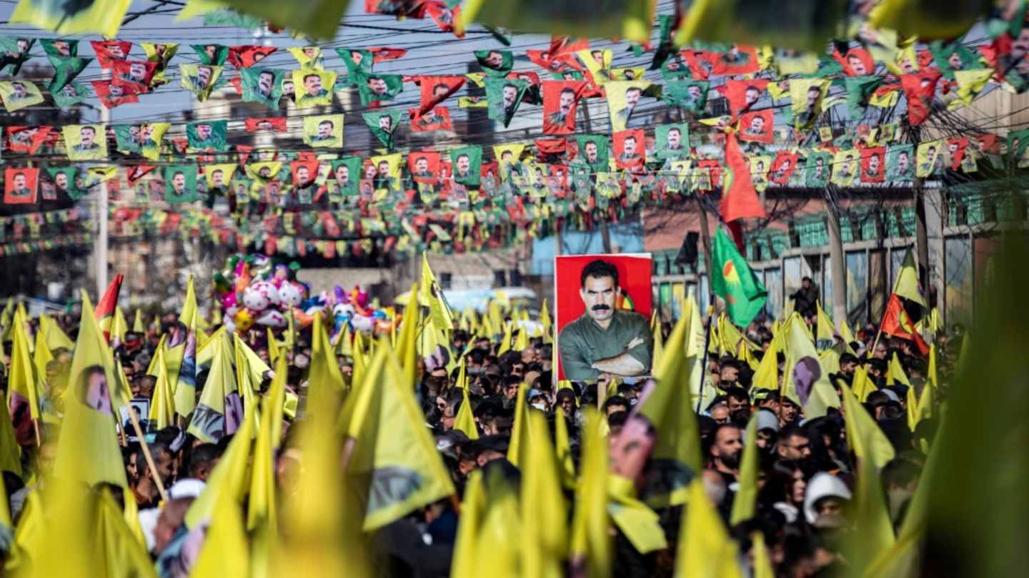 PKK-Demonstration in Nordsyrien