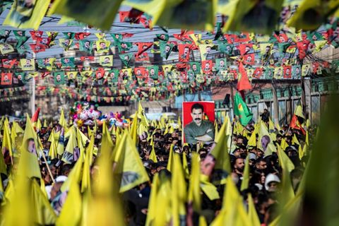 PKK-Demonstration in Nordsyrien