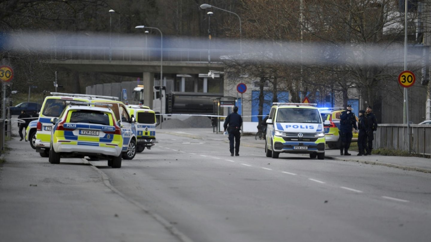 Polizeieinsatz in Stockholm nach Schusswaffenangriff im April