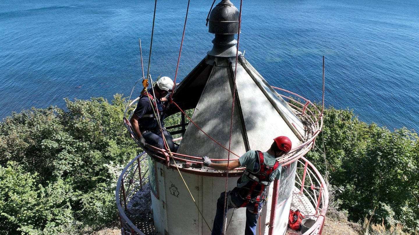 Demontiert und außer Dienst gestellt. Foto: WSA/Wasserstraßen und Schifffahrtsamt (WSA) Ostsee/dpa