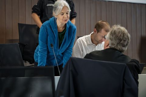 Daniela Klette äußerte sich am 28. Verhandlungstag nicht vor Gericht. (Archivbild) Foto: Focke Strangmann/dpa