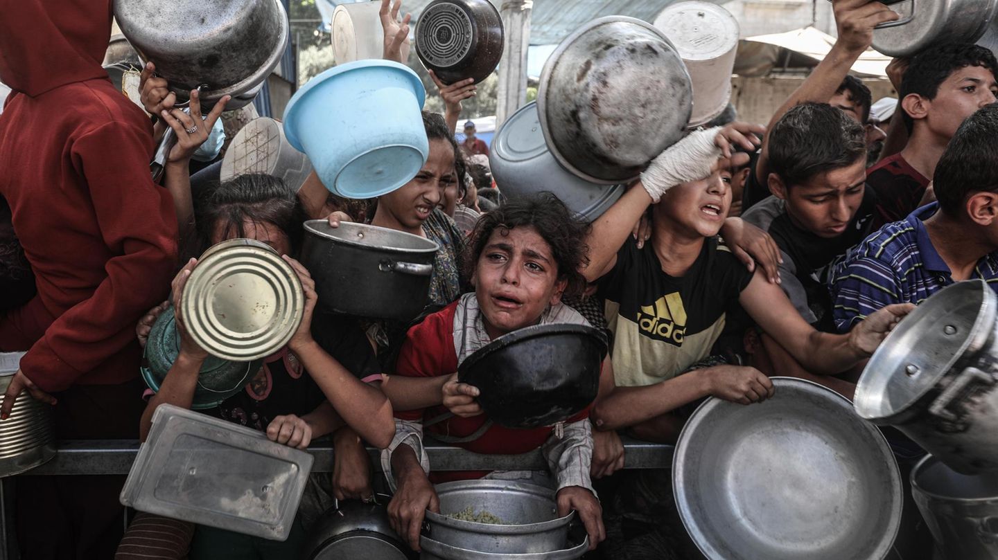 Hilfsgüterausgabestellen in Gaza