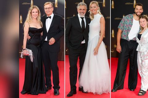 Katja Burkard und Hans Mahr (v.l.) waren zum ersten Mal als verheiratetes Paar bei einem Event, Roland Trettl und Miriam Hölle