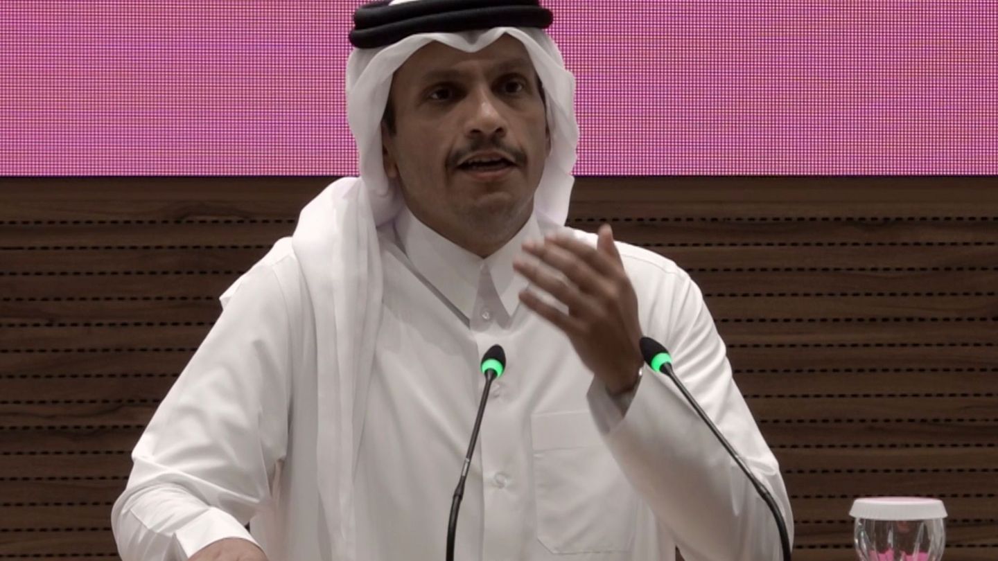 Katars Ministerpräsident Al Thani hat Israels Angriff in Doha verurteilt. (Archivbild) Foto: Uncredited/AP/dpa