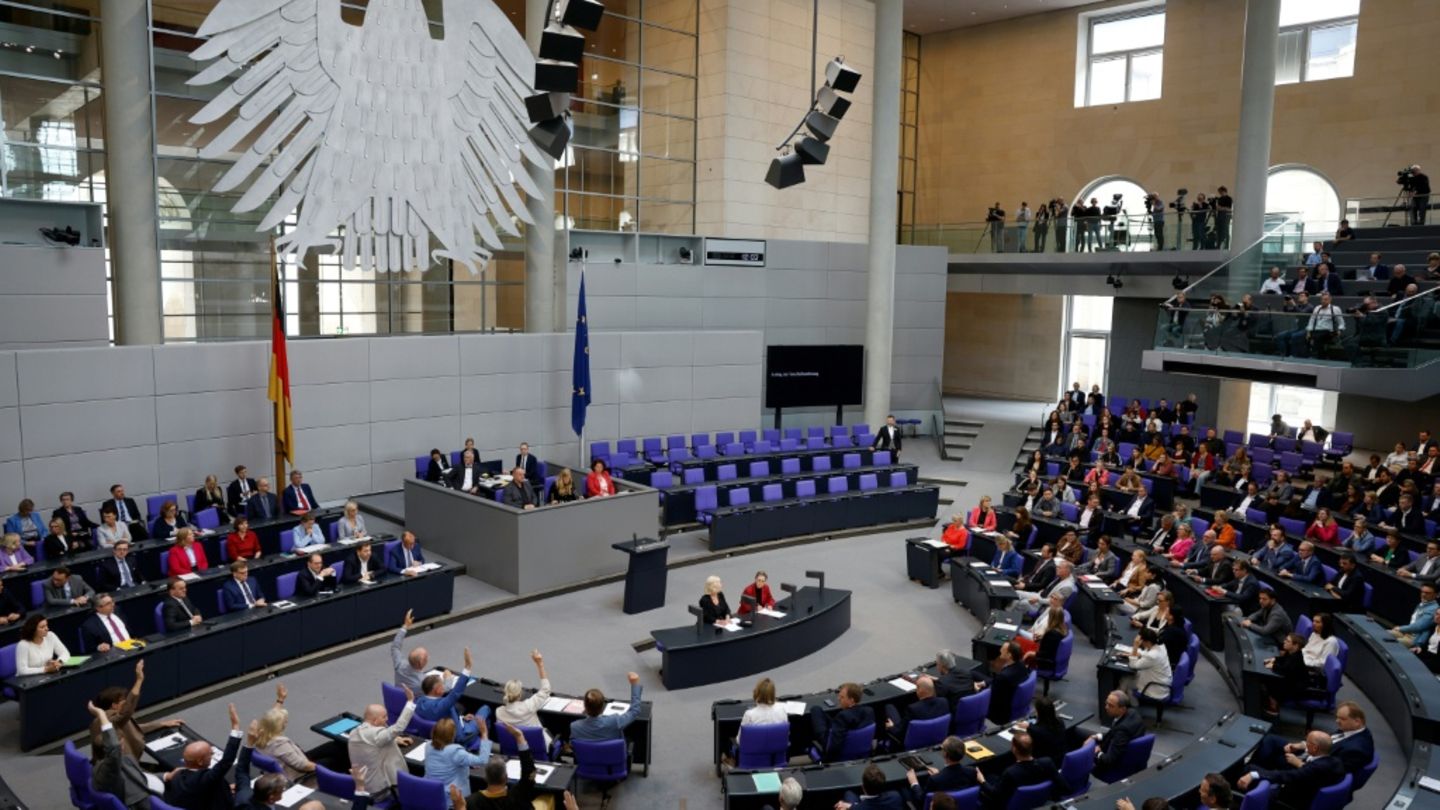 Plenum des Bundestags