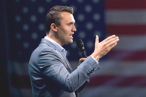 Er galt als einer der wichtigsten Stimmen der MAGA-Welt: Charlie Kirk, 31, hier bei einer Rede im Juli 2024