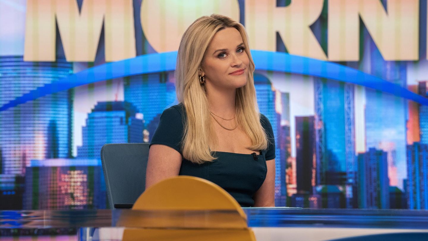 Reese Witherspoon als Bradley Jackson in der vierten Staffel "The Morning Show" auf Apple TV+