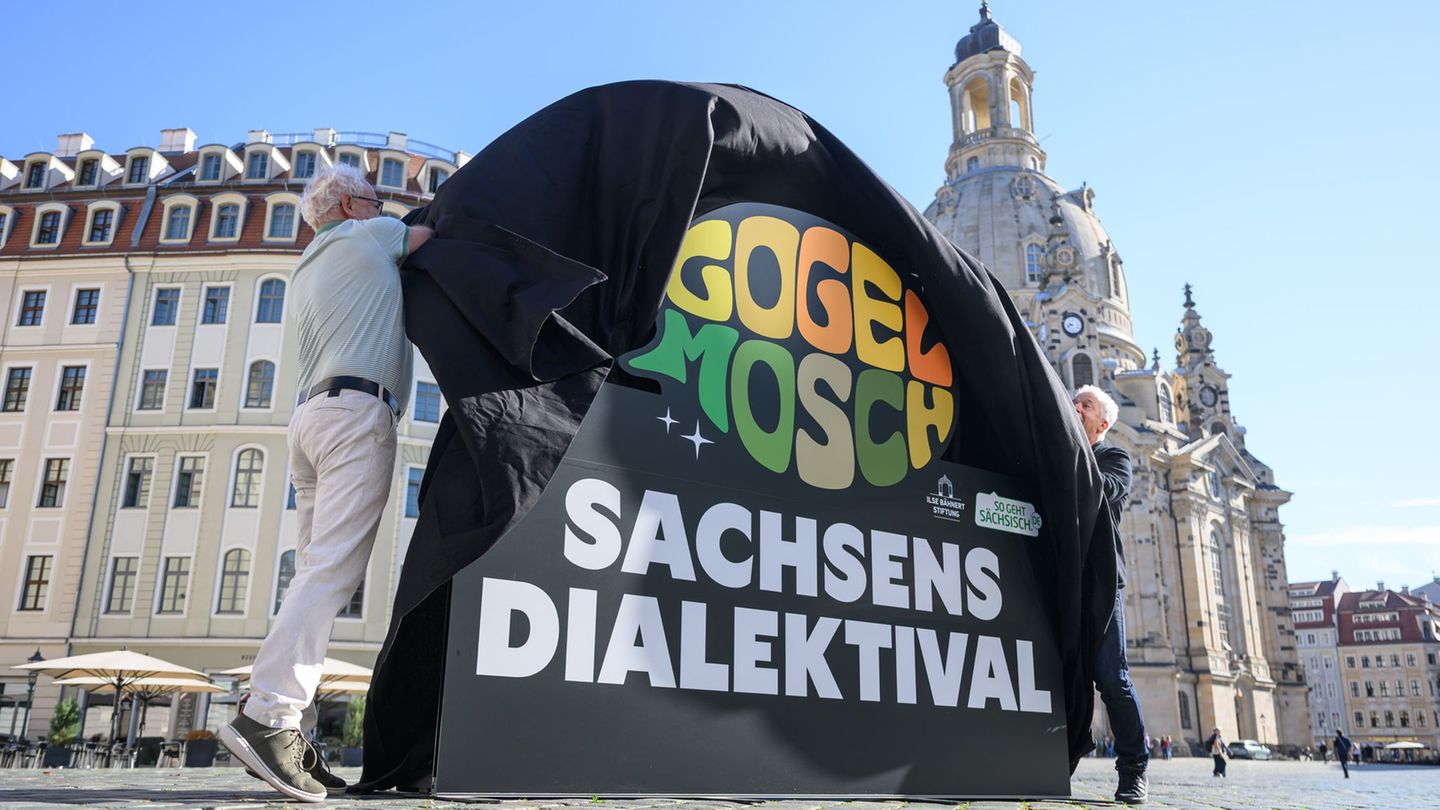 Das Dialektfestival "Gogelmosch" feiert die sächsische Mundart. Foto: Robert Michael/dpa
