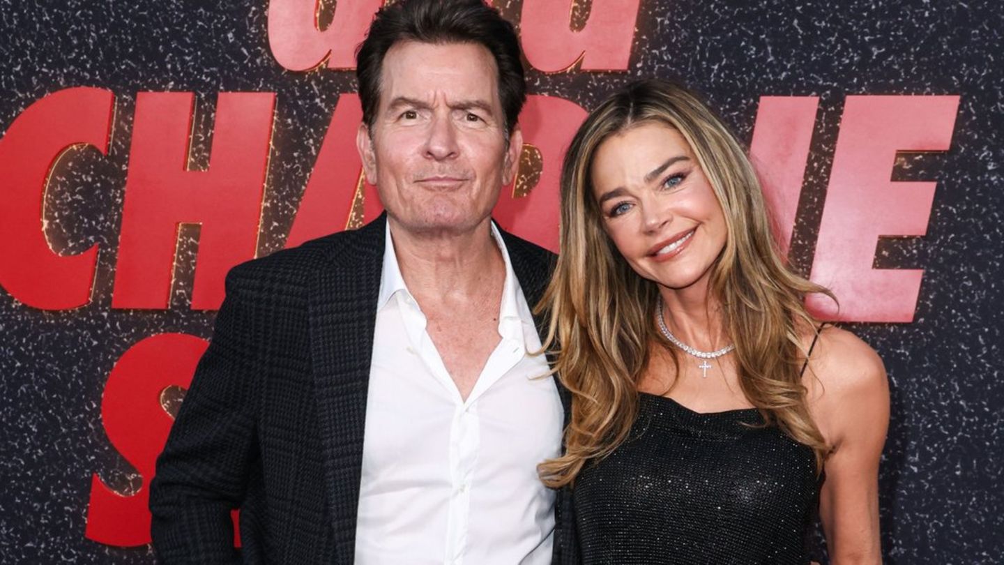 Charlie Sheen und seine Ex-Frau Denise Richards bei der Premiere von "aka Charlie Sheen" in Los Angeles.